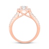 Thumbnail Image 3 of Lab-Grown Diamonds by KAY Oval-Cut Halo Engagement Ring 1-3/4 ct tw 14K Rose Gold