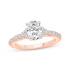 Thumbnail Image 1 of Lab-Grown Diamonds by KAY Oval-Cut Engagement Ring 2 ct tw 14K Rose Gold