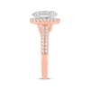 Thumbnail Image 2 of Lab-Grown Diamonds by KAY Oval-Cut Engagement Ring 2-1/2 ct tw 14K Rose Gold