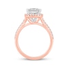 Thumbnail Image 3 of Lab-Grown Diamonds by KAY Oval-Cut Engagement Ring 2-1/2 ct tw 14K Rose Gold