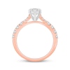 Thumbnail Image 2 of Lab-Created Diamonds by KAY Marquise-Cut Engagement Ring 2 ct tw 14K Rose Gold