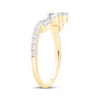 Thumbnail Image 1 of Lab-Created Diamonds by KAY Pear, Marquise & Round-Cut Contour Ring 7/8 ct tw 14K Yellow Gold