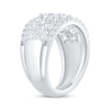 Thumbnail Image 2 of Lab-Grown Diamonds by KAY Pear, Marquise & Round-Cut Four-Row Anniversary Ring 2-1/2 ct tw 14K White Gold