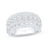 Thumbnail Image 1 of Lab-Grown Diamonds by KAY Marquise & Round-Cut Multi-Row Anniversary Ring 3 ct tw 14K White Gold