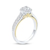 Thumbnail Image 1 of Round-Cut Diamond Halo Engagement Ring 1 ct tw 14K Two-Tone Gold
