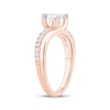 Thumbnail Image 1 of Princess-Cut Diamond Engagement Ring 3/8 ct tw 14K Rose Gold