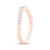 Thumbnail Image 2 of Diamond Contour Wedding Band 1/3 ct tw 14K Rose Gold