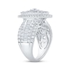 Thumbnail Image 2 of Multi-Diamond Center Marquise Halo Engagement Ring 2-1/4 ct tw 14K White Gold