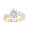 Thumbnail Image 1 of Oval-Cut Diamond Bypass Engagement Ring 7/8 ct tw 14K Yellow Gold