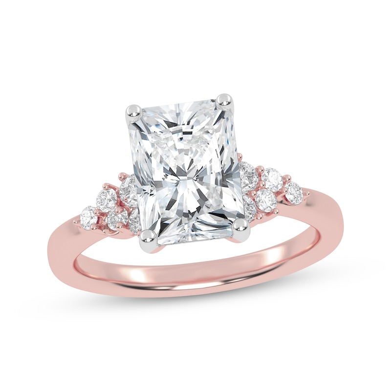 Lab-Created Diamonds by KAY Radiant-Cut Engagement Ring 2-1/4 ct tw 14K Rose Gold