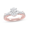 Thumbnail Image 1 of Lab-Grown Diamonds by KAY Oval-Cut Engagement Ring 1-3/4 ct tw 14K Rose Gold