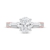 Thumbnail Image 3 of Lab-Grown Diamonds by KAY Oval-Cut Engagement Ring 1-3/4 ct tw 14K Rose Gold