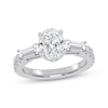 Thumbnail Image 0 of Lab-Created Diamonds by KAY Oval-Cut Engagement Ring 1-3/4 ct tw 14K White Gold