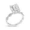 Thumbnail Image 1 of Lab-Created Diamonds by KAY Emerald-Cut Engagement Ring 5-3/8 ct tw 14K White Gold