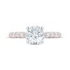 Thumbnail Image 2 of Lab-Grown Diamonds by KAY Round-Cut Engagement Ring 2-1/2 ct tw 14K Rose Gold