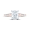 Thumbnail Image 3 of Lab-Grown Diamonds by KAY Radiant-Cut Engagement Ring 1-3/4 ct tw 14K Rose Gold