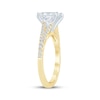 Thumbnail Image 2 of Lab-Grown Diamonds by KAY Radiant-Cut Engagement Ring 1-3/4 ct tw 14K Yellow Gold