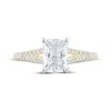 Thumbnail Image 3 of Lab-Grown Diamonds by KAY Radiant-Cut Engagement Ring 1-3/4 ct tw 14K Yellow Gold