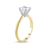 Thumbnail Image 2 of Now + Forever Lab-Grown Diamonds Princess-Cut Solitaire Engagement Ring 1-1/4 ct tw 14K Yellow Gold (I/SI2)