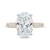 Thumbnail Image 2 of Lab-Grown Diamonds by KAY Oval-Cut Engagement Ring 3-1/2 ct tw 14K Yellow Gold