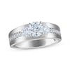 Thumbnail Image 1 of Round-Cut Diamond Three-Stone Engagement Ring 1 ct tw 14K White Gold