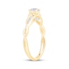 Thumbnail Image 2 of Round-Cut Diamond Celtic Love Knot Shank Engagement Ring 1/2 ct tw 14K Yellow Gold