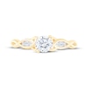 Thumbnail Image 3 of Round-Cut Diamond Celtic Love Knot Shank Engagement Ring 1/2 ct tw 14K Yellow Gold