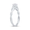 Thumbnail Image 2 of Round-Cut Diamond Celtic Love Knot Shank Engagement Ring 1/2 ct tw 14K White Gold