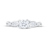 Thumbnail Image 3 of Round-Cut Diamond Celtic Love Knot Shank Engagement Ring 1/2 ct tw 14K White Gold