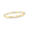 Thumbnail Image 1 of Baguette-Cut Diamond Five-Stone Anniversary Ring 1/5 ct tw 10K Yellow Gold