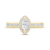 Thumbnail Image 3 of Marquise-Cut Diamond Double Halo Engagement Ring 5/8 ct tw 14K Yellow Gold