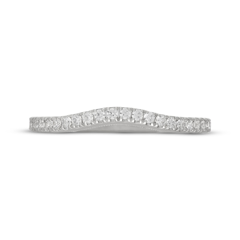 Main Image 9 of Neil Lane Diamond Contour Wedding Band 1/4 ct tw 14K White Gold