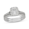 Thumbnail Image 1 of Neil Lane Radiant-Cut Diamond Bridal Set 1-3/8 ct tw 14K White Gold