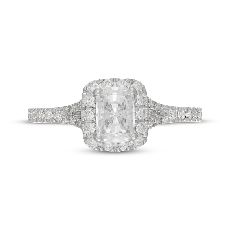 Main Image 6 of Neil Lane Radiant-Cut Diamond Engagement Ring 1-1/8 ct tw 14K White Gold