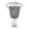 Thumbnail Image 3 of True Fans Detroit Lions Championship Ring Sterling Silver & 10K Yellow Gold Ring