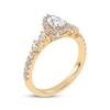 Thumbnail Image 2 of Lab-Grown Diamonds by KAY Pear-Shaped Halo Engagement Ring 3/4 ct tw 14K Yellow Gold