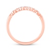 Thumbnail Image 2 of Diamond Two-Row Faux Stack Anniversary Ring 1/5 ct tw 14K Rose Gold