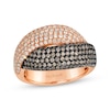 Thumbnail Image 1 of Le Vian Vault Diamond Crossover Cocktail Ring 1-5/8 ct tw 14K Strawberry Gold